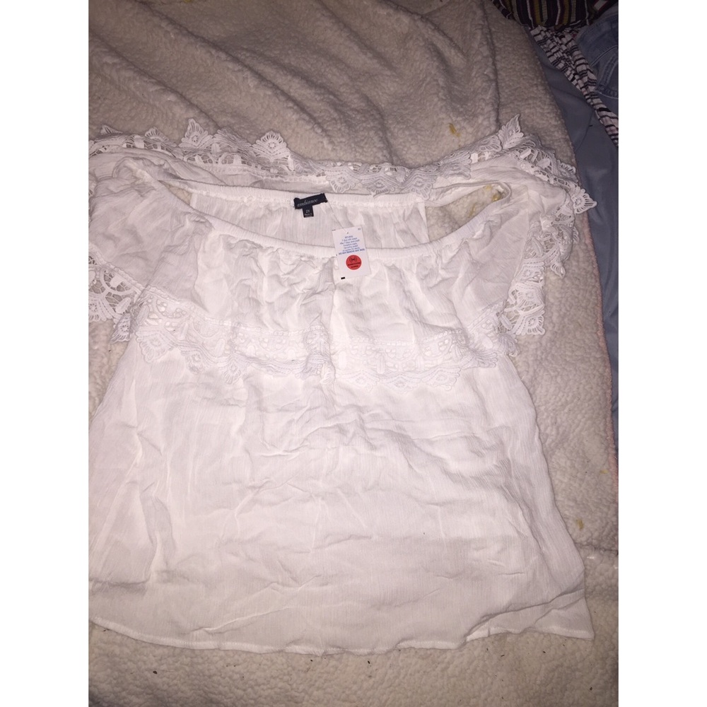 NWT off the should Lacey Top 2X
